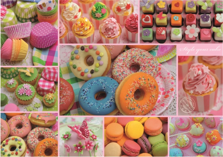 Puzzle EDUCA Zoete party 500 stukjes