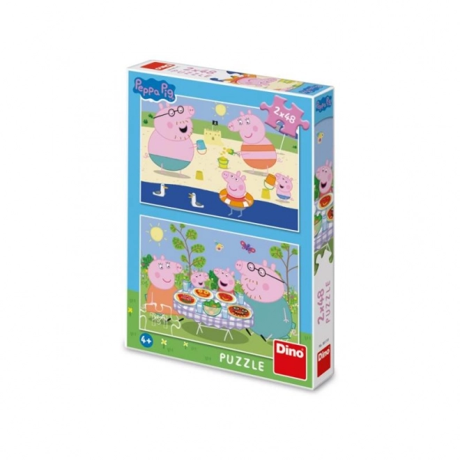 Peppa Pig: Op vakantie puzzel