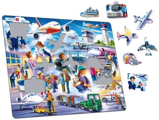 Puzzel Luchthaven LARSEN 42 stukken