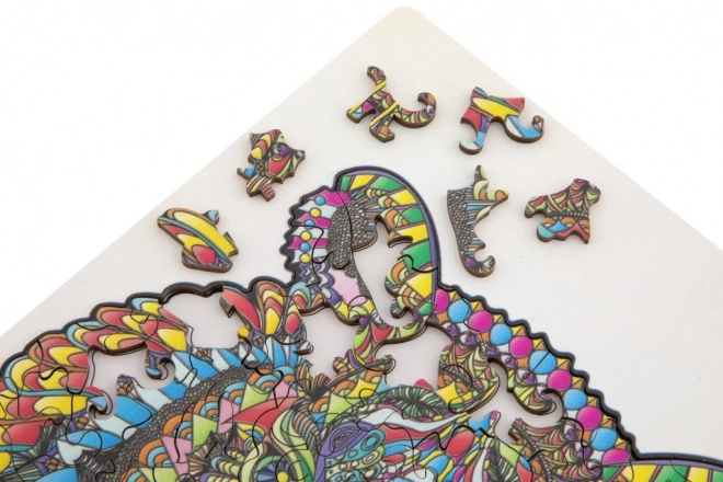 Moxy contourpuzzel tijger 130 stukken