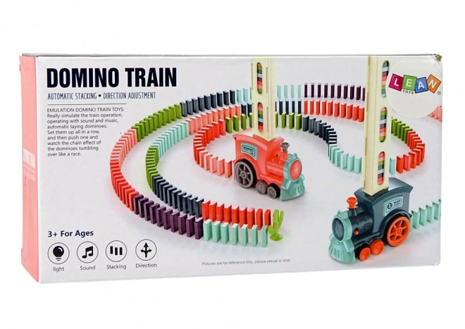 Interactieve Locomotief Trein Stapel Domino Geluid