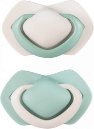 Canpol babies set van symmetrische siliconen fopspenen 18m+ Pure Color groen