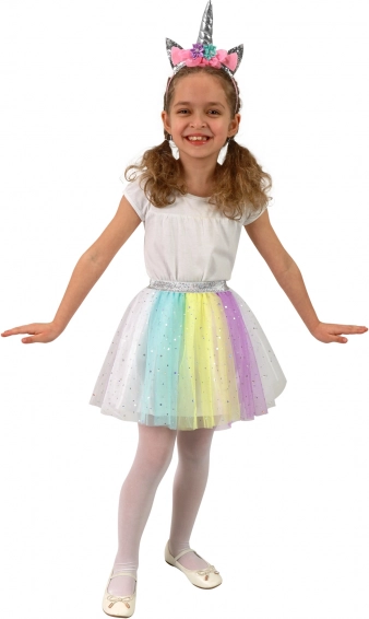Meisjes tutu-rok Eenhoorn met haarband