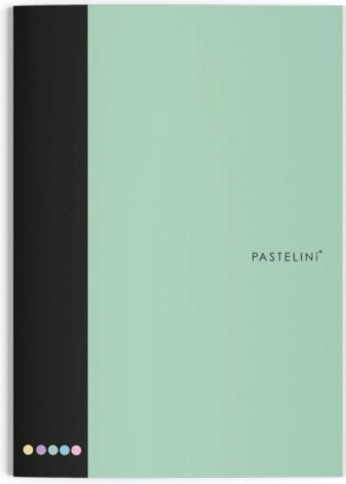 Schrift A4 Pastelini groen