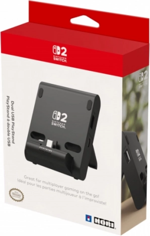 HORI Dual USB PlayStand-standaard voor Nintendo Switch 2