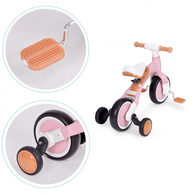 Balansfiets met pedalen - training zijwieltjes 3in1 ECOTOYS