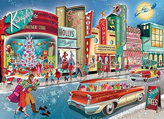 Puzzel Vintage straat 1000 stukjes