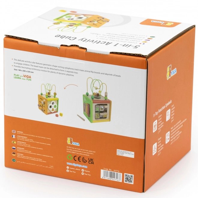 Houten blok 5-in-1
