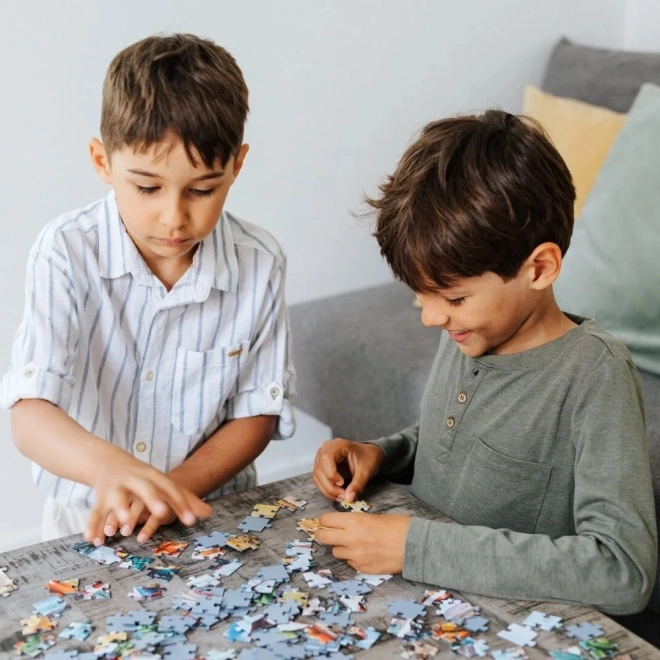Puzzel 60 stukjes Gabby bij het zwembad Gabi's Kattenhuis