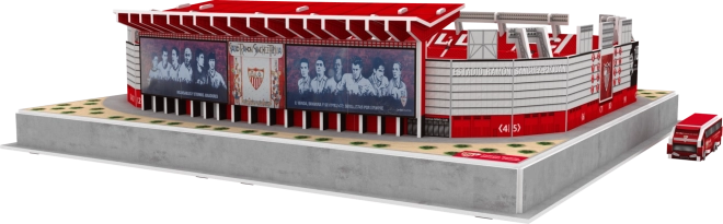 Gedetailleerde replica van het stadion