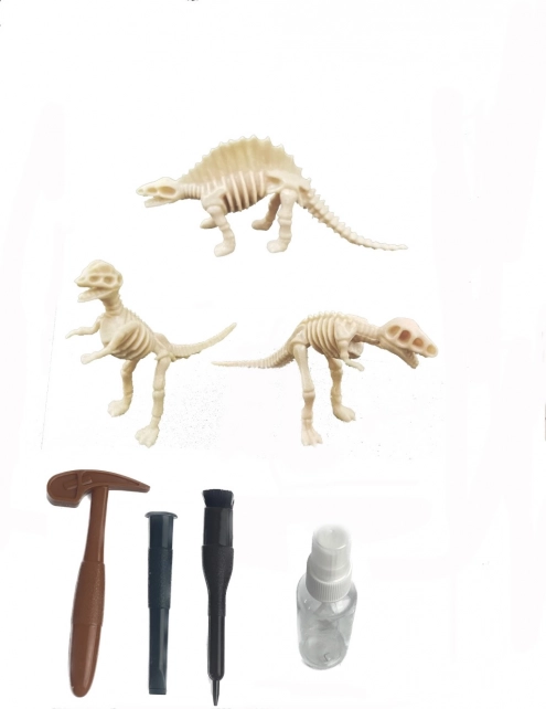 Archeologieset – dinosauriërs - Spinosaurus / Tyrannosaurus Rex / Signal Raptor