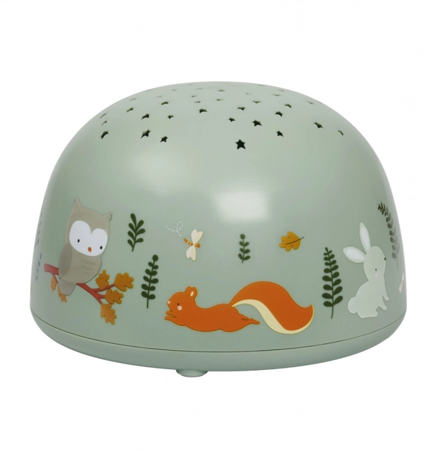 A Little Lovely Company Projectielamp – Bosvrienden