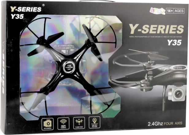 Drone met afstandsbediening, licht en wendbaar met gyroscoop en LED