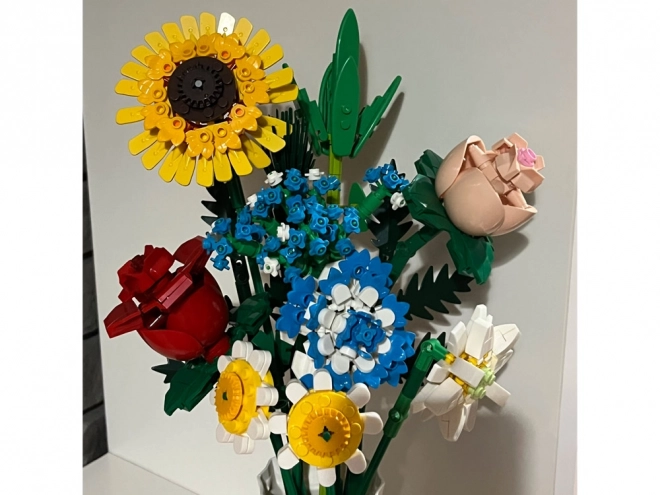 Technische bouwset Weidebloemen met vaas 618 delen