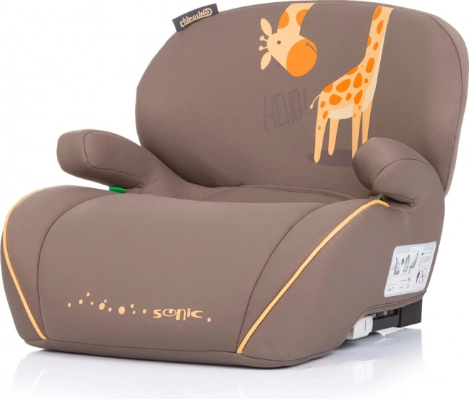 Kinderzitverhoger Sonic met giraffemotief i-Size Isofix