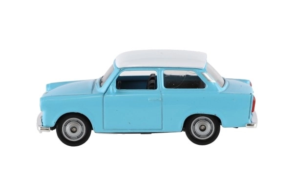 Auto Welly Trabant 1:60 metaal 7cm vrij rollend in doosje