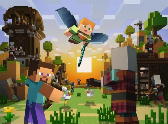 Puzzel RAVENSBURGER Minecraft 150 stukjes