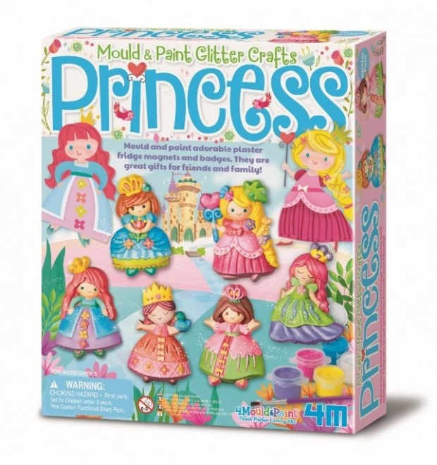 Creatieve set sprankelende prinses