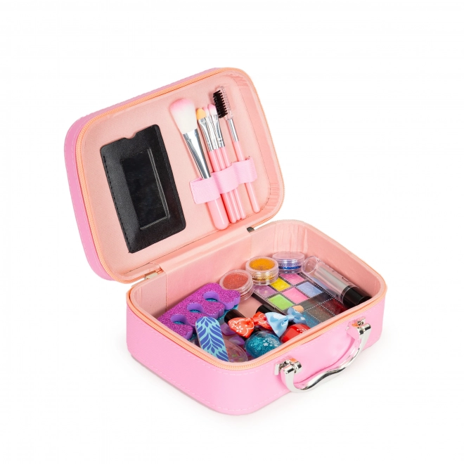 Set kindercosmetica, doos met spiegel en UV LED-lamp