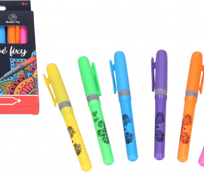 Acrylstiften set van 6 kleuren
