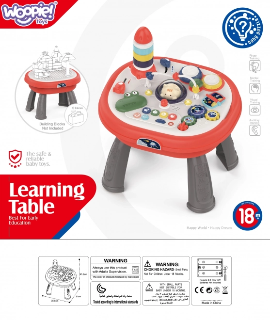 Interactieve educatieve tafel ruimte WOOPIE