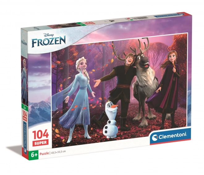 CLEMENTONI Puzzel Frozen 104 stukjes