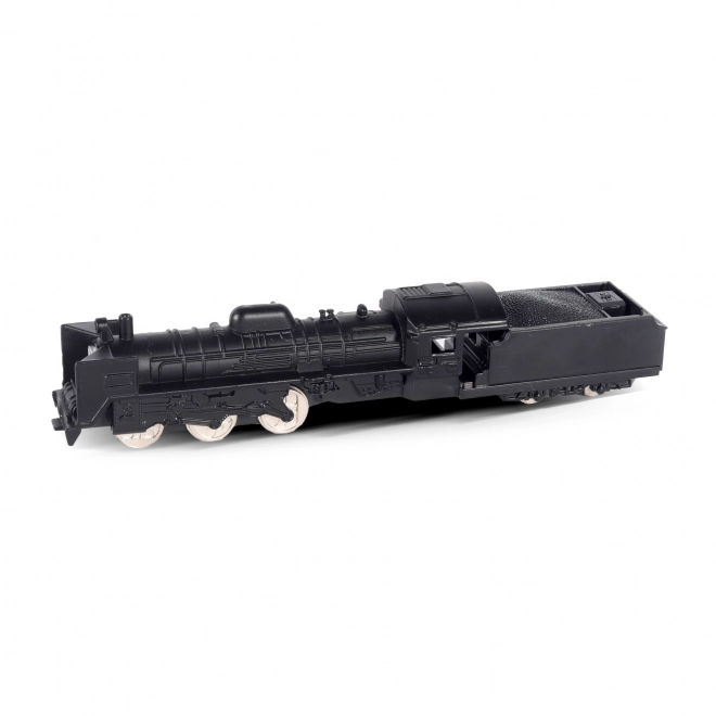 Metalen mini stoomlocomotief