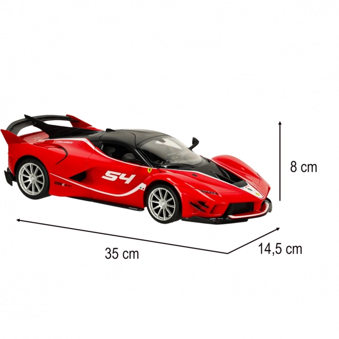 Op afstand bestuurbare auto Ferrari FXX rood