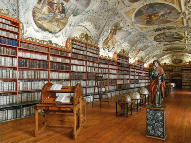 Puzzel Theologische Zaal – historische bibliotheek, 2000 stukjes
