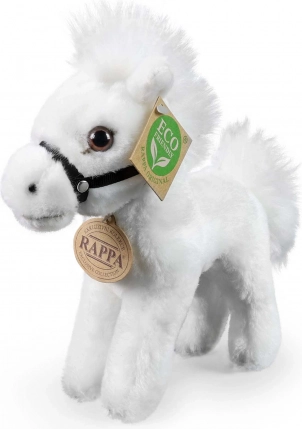 rappa pluche wit paard 20 cm eco‑friendly