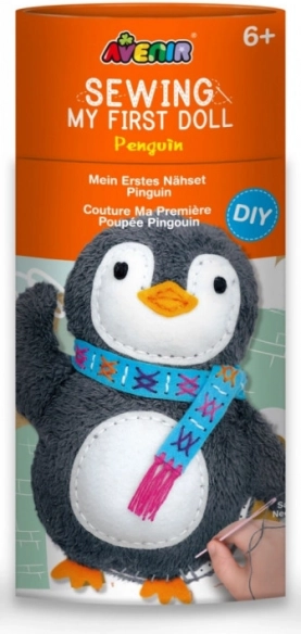Creatieve set Mijn eerste naaidoll – pinguïn