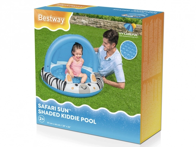 Kinderzwembad met Overkapping Bestway Zebra