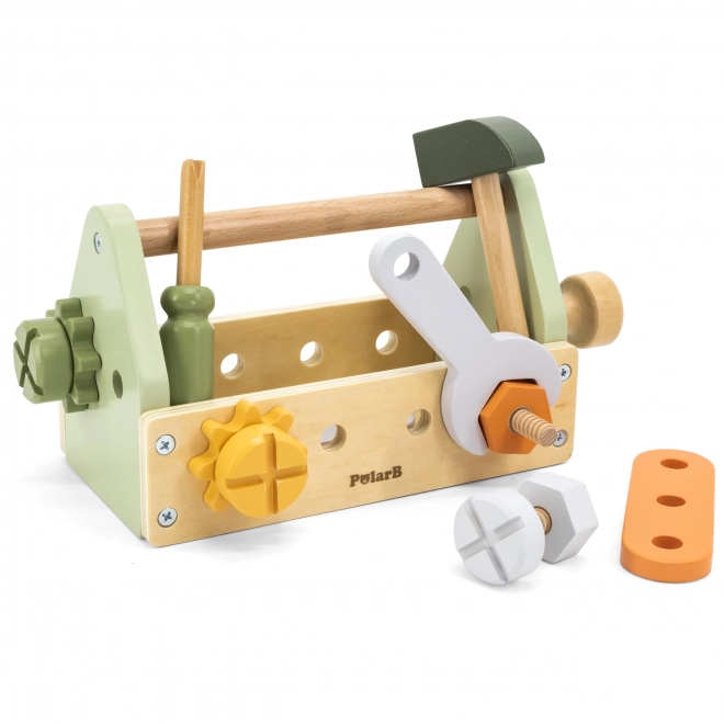 Houten gereedschapsset
