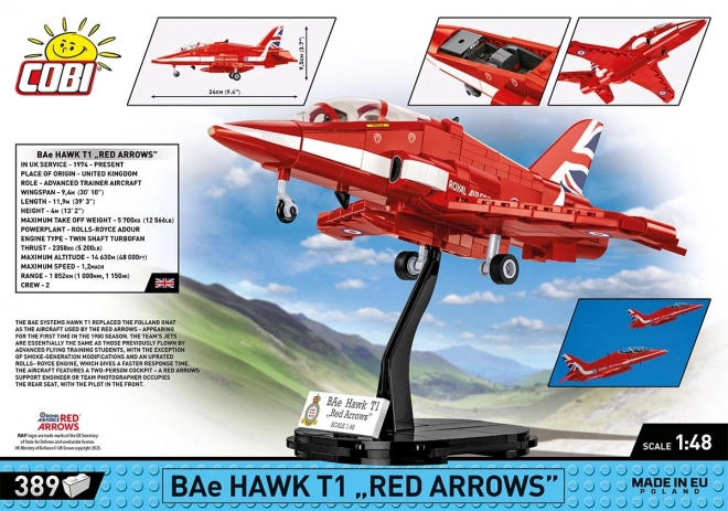 Bouwpakket BAe Hawk T1 Rode Pijlen 389 stukken