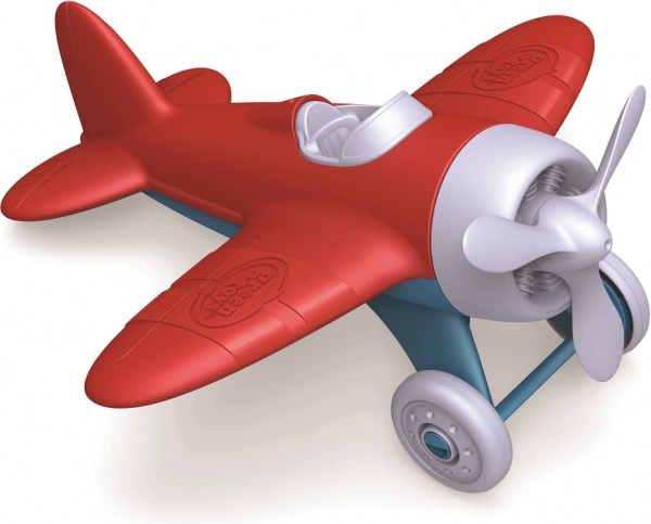 Vliegtuig van gerecycled plastic GREEN TOYS – rood
