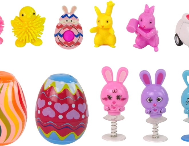 Schattige figuurtjes en springende speeltjes