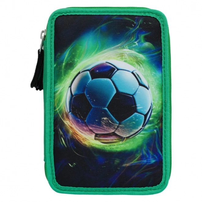 BAAGL School etui met drie lagen Voetbal Bal
