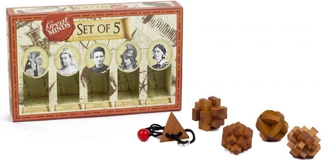 Professor Puzzle Grote Geesten: Beroemde Vrouwen 5-in-1