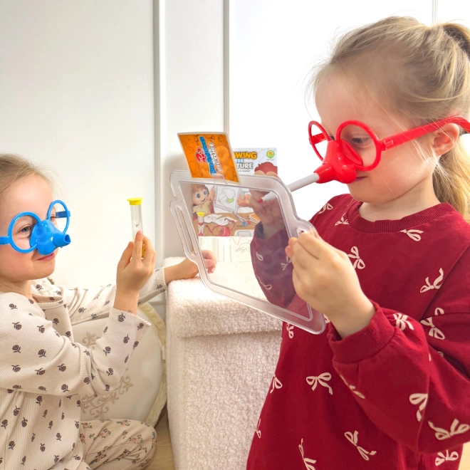 Woopie spel Teken en raad het plaatje - tekenen met je neus