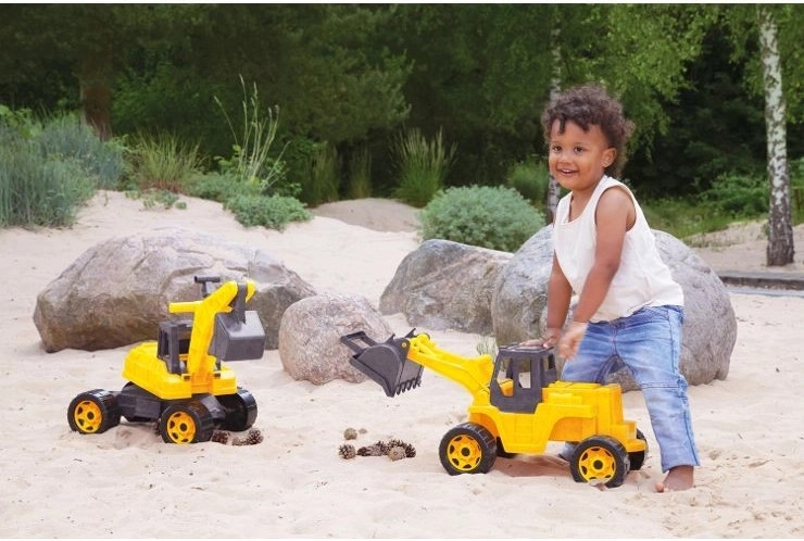 Plezier in zand en tuin