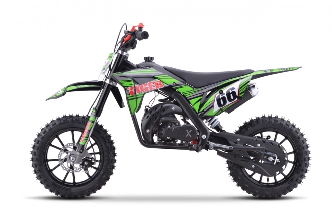 Benzinemotorfiets 49CC TIGER groen