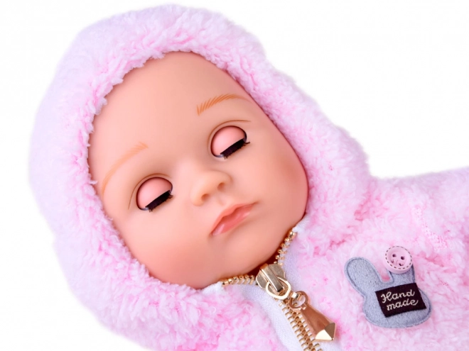 Zachte rubberen pop baby 43 cm
