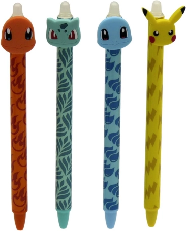 Gumwis pen Pokémon met gummetje op het uiteinde