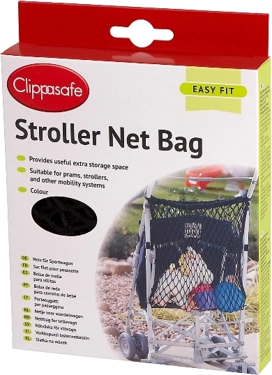 Netzak voor kinderwagen – zwart