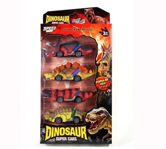 Dino-auto met pull-backfunctie