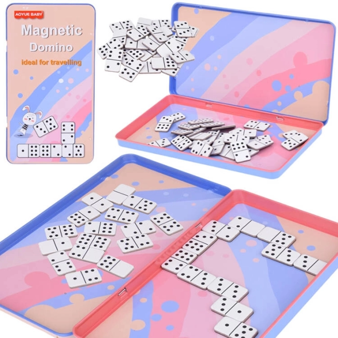 Magnetische mini-domino, reisspel voor kinderen en volwassenen