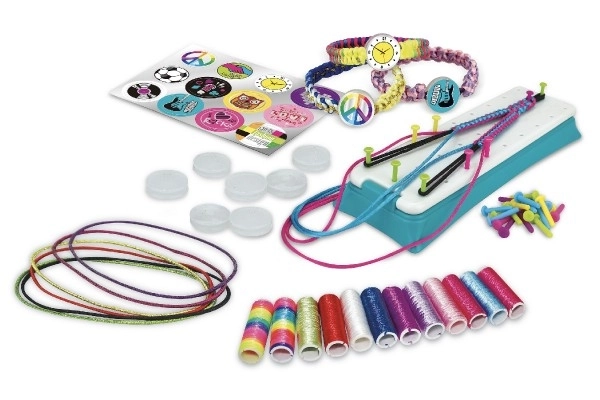 Creatieve set Maak je eigen armband - breitel met accessoires in doos 38x28x6cm