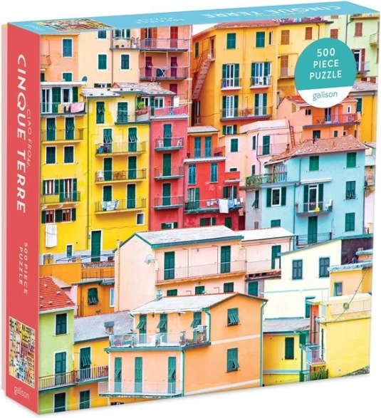 Puzzle Galison Groeten uit Cinque Terre 500 stukjes