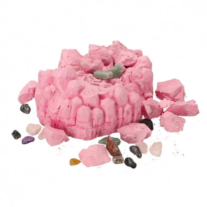 Set van de jonge kleine archeoloog met mineralen 9 stuks