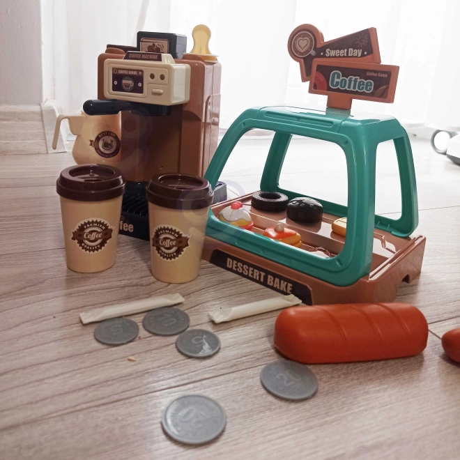 Leuke koffiemachine voor kinderen met accessoires WOOPIE